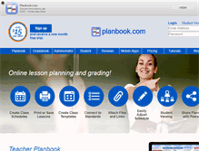 Tablet Screenshot of planbook.com